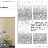 Portrait de Leslie David dans le journal du Palais Portrait de Leslie David dans le journal du Palais