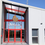Entrée du Centre d'Incendie & de Secours de Vitteaux (21)
